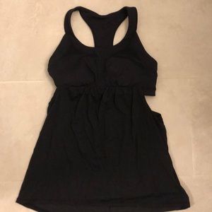 Black lululemon racerback tank